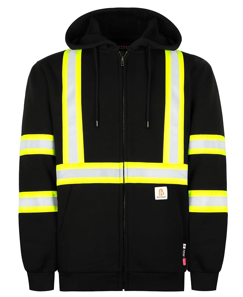 Amazon.com: BOCOMAL FR Hoodies High Visibility 10.5oz